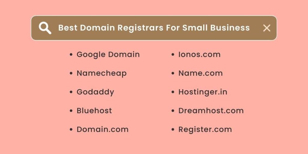 Top 10 Best Domain Registrars For Small Business